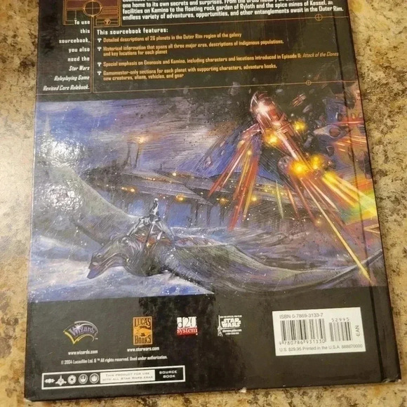 Geonosis and the Outer Rim Worlds (Star Wars Roleplaying Game) Hardcover RPG - Picture 8 of 8